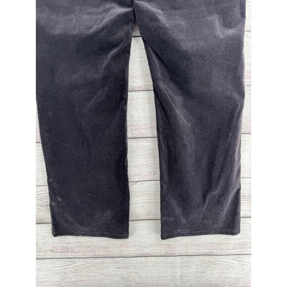Chico's Corduroy Bistro Bootcut Pants Womens 2.5/14/L Black Stretch NEW - Picture 4 of 12